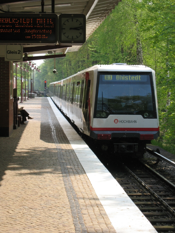 U-Bahn Haltestelle Ohlstedt